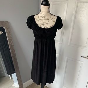 Lush Little Black Summer Dress, Large